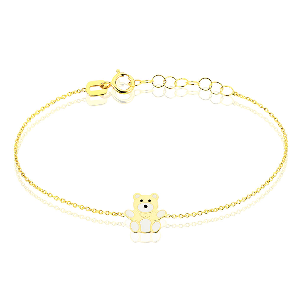 Bracelet Mae Ourson Or Jaune - Bracelets Enfant | Histoire d’Or
