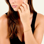 Bracelet Connie Argent Dor&eacute; A L'Or 750/1000 - Bijoux sans pierre Femme | Histoire d&rsquo;Or