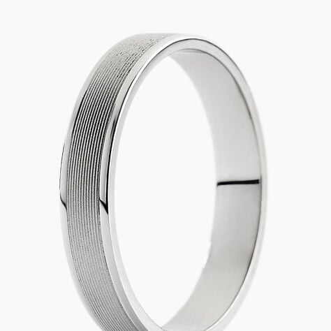 Alliance Padarge Palladium Blanc Ruban - Alliances Unisex | Histoire d&rsquo;Or