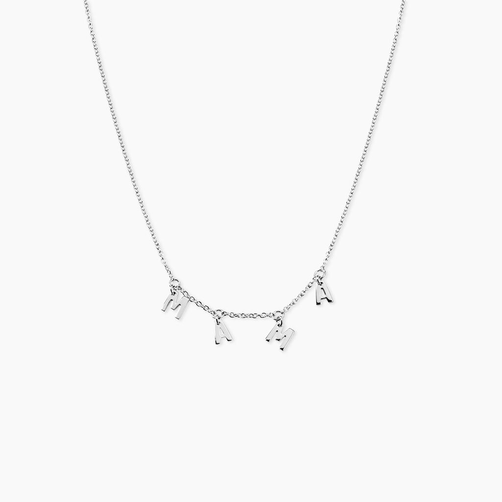 Collier Alessina Argent Blanc -  Femme | Histoire d&rsquo;Or