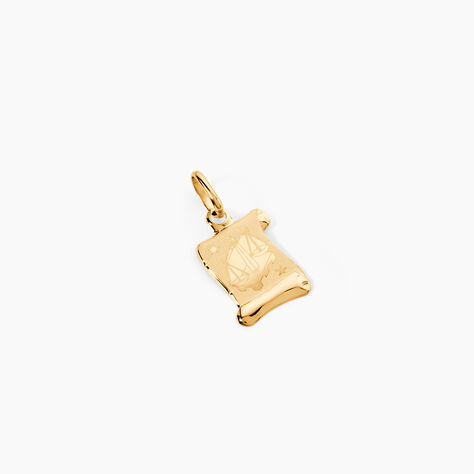 Pendentif Lamie Zodiaque Parchemin Or Jaune - Pendentifs Zodiaque Famille | Histoire d&rsquo;Or