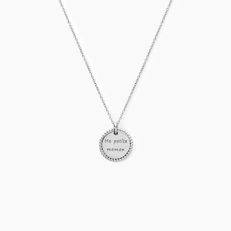 Collier Mayi Argent Blanc - Colliers fantaisie Femme | Histoire d’Or