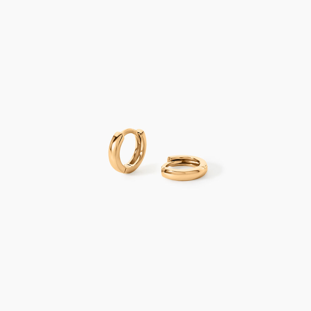 Cr&eacute;oles Eva Plaqu&eacute; Or Jaune - Boucles d'oreilles cr&eacute;oles Femme | Histoire d&rsquo;Or