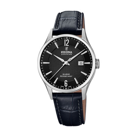 Montre Festina Swiss Made Noir - Montres suisses Homme | Histoire d’Or
