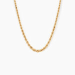 Collier Cordelia Danilo Maille Corde Or Jaune - Chaines Femme | Histoire d&rsquo;Or