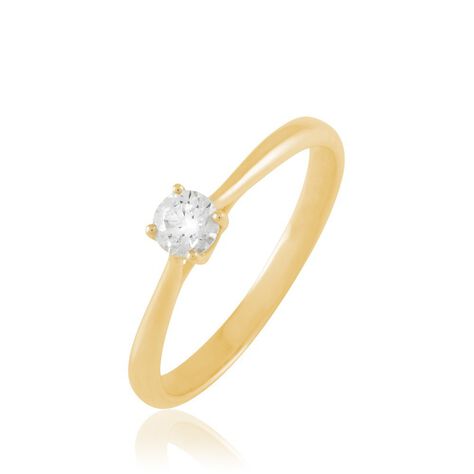 Bague Solitaire Victoria Or Jaune Diamant - Bagues solitaires Femme | Histoire d’Or