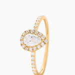 Bague Hillevi Or Jaune Oxyde De Zirconium - Bagues solitaires Femme | Histoire d&rsquo;Or