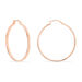 Créoles Argent Rose Ava - Boucles d'oreilles créoles Femme | Histoire d’Or