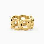 Bague Aissata Acier Dore - Bagues fantaisie Femme | Histoire d&rsquo;Or