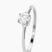Bague Solitaire Lydia Argent Blanc Oxyde De Zirconium - Bagues solitaires Femme | Histoire d’Or