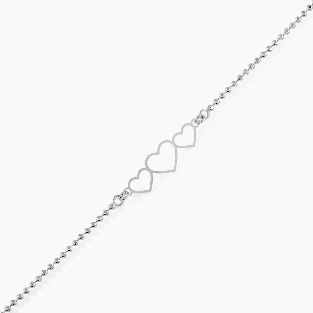 Bracelet Love Love Argent Blanc - Bracelets Femme | Histoire d&rsquo;Or
