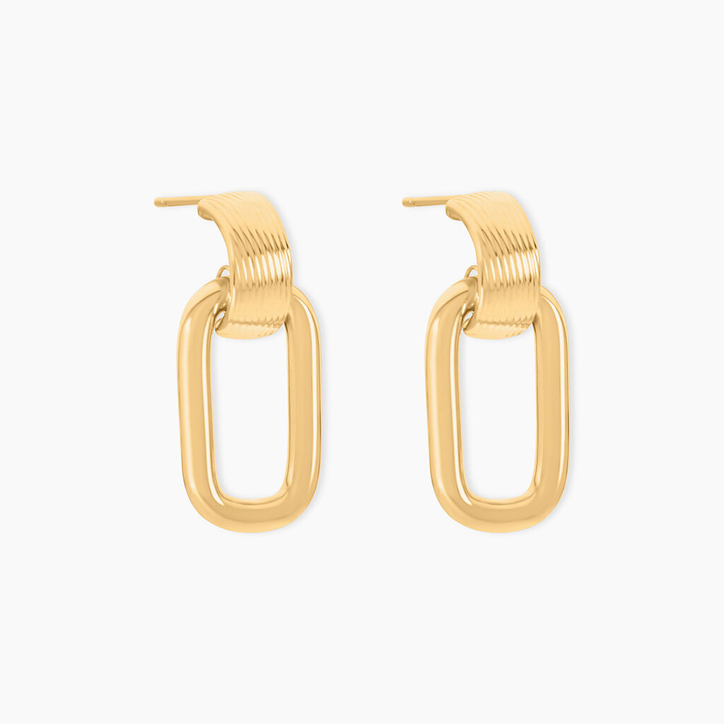 Boucles D'Oreilles Pendantes Jindrich Or Jaune - Boucles d'oreilles pendantes Femme | Histoire d’Or