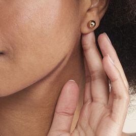 Boucles D'oreilles Puces Nohraae Plaqué Or Jaune - Boucles d'oreilles fantaisie Femme | Histoire d’Or