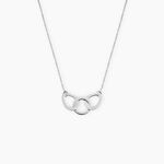 Collier Joy Argent Blanc - Colliers fantaisie Femme | Histoire d&rsquo;Or