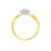 Bague Chou Or Jaune Diamant - Bagues avec pierre Femme | Histoire d’Or