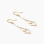 Boucles D'oreilles Pendantes Swanny Or Jaune - Boucles d'oreilles pendantes Femme | Histoire d&rsquo;Or