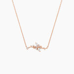 Collier Wendy Argent Rose Oxyde De Zirconium - Colliers fantaisie Femme | Histoire d&rsquo;Or