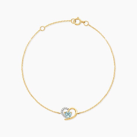 Bracelet Eliana Or Jaune Topaze Oxyde De Zirconium - Bracelets Femme | Histoire d&rsquo;Or