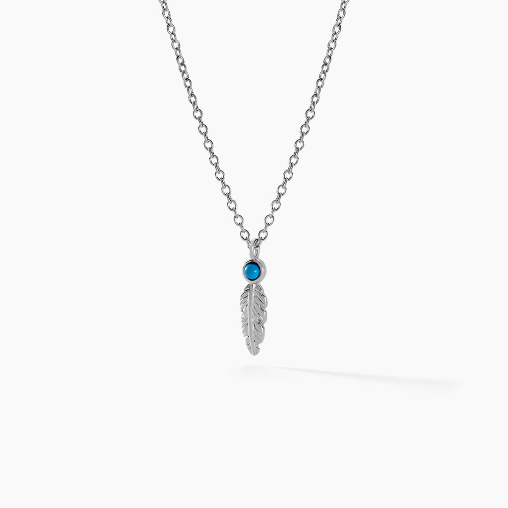 Collier Nahara Argent Blanc Oxyde De Zirconium - Colliers fantaisie Femme | Histoire d&rsquo;Or