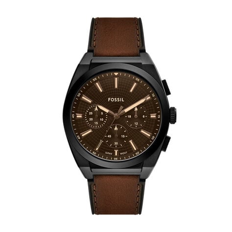 Montre Fossil Everett Noir - Montres Homme | Histoire d’Or