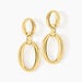 Boucles D'oreilles Pendantes Zeilah Acier Jaune - Boucles d'oreilles fantaisie Femme | Histoire d’Or