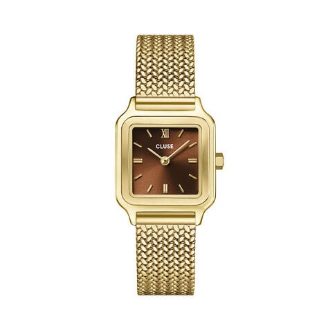 Montre Cluse Gracieuse Petite Marron - F&ecirc;te des m&egrave;res Femme | Histoire d&rsquo;Or