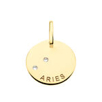 Pendentif Or Jaune Astraea Oxyde De Zirconium - Pendentifs Zodiaque Femme | Histoire d&rsquo;Or