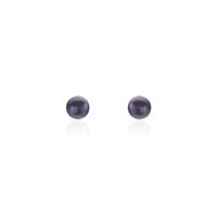 Boucles D'oreilles Puces Micaelle Teintees Or Jaune Perle De Culture