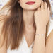 Bracelet Jonc Tiama Argent Blanc Oxyde De Zirconium - Bracelets Coeur Femme | Histoire d’Or