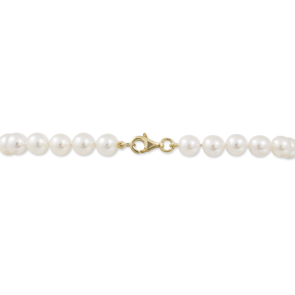 Bracelet Akoya Or Jaune Perle De Culture D'akoya - Bracelets Femme | Histoire d’Or