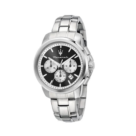 Montre Maserati Successo Noir - F&ecirc;te des p&egrave;res Homme | Histoire d&rsquo;Or