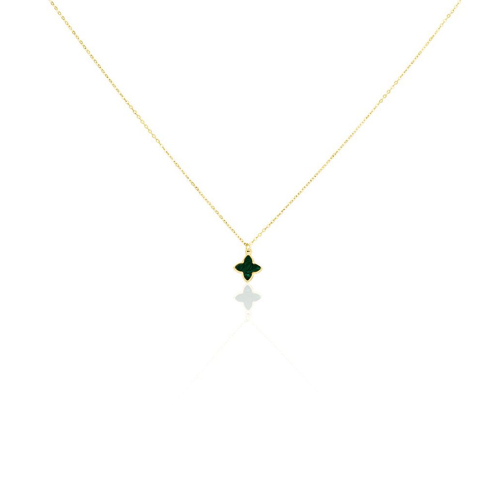 Collier Marvella Or Jaune Malachite - Colliers Femme | Histoire d’Or