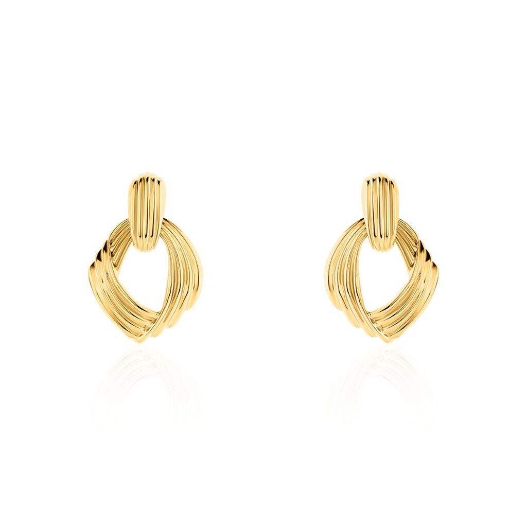 Boucles D'oreilles Pendantes Estefany Acier Inoxydable Doré - Boucles d'oreilles fantaisie Femme | Histoire d’Or