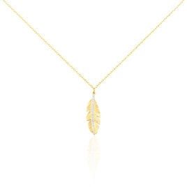 Collier Paola Or Jaune Diamant - Colliers Plume Femme | Histoire d’Or