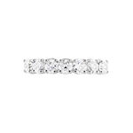 Demi-alliance Eloisa Or Blanc Diamants Synth&eacute;tique - Bijoux Femme | Histoire d&rsquo;Or