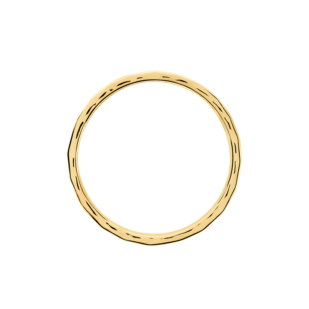 Bague Hera Acier Dore Yvanelle Triple Rangs - Bagues fantaisie Femme | Histoire d’Or