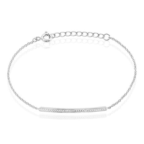 Bracelet Judith Argent Blanc Oxyde De Zirconium - Bracelets Femme | Histoire d’Or