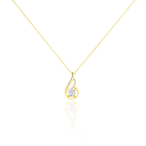 Collier Koline Or Jaune Oxyde De Zirconium - Colliers Femme | Histoire d&rsquo;Or