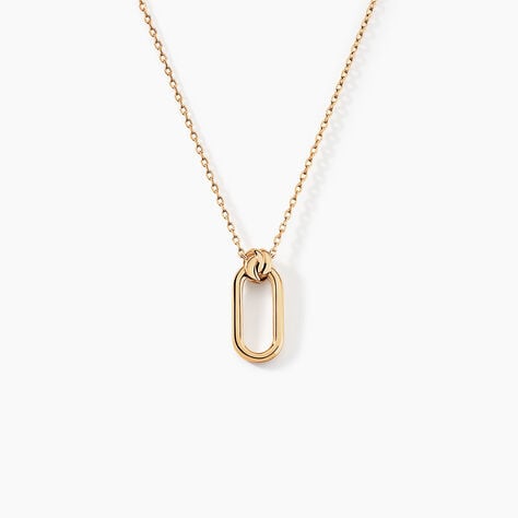 Collier Infinitude Plaqu&eacute; Or Dor&eacute; - Colliers Femme | Histoire d&rsquo;Or