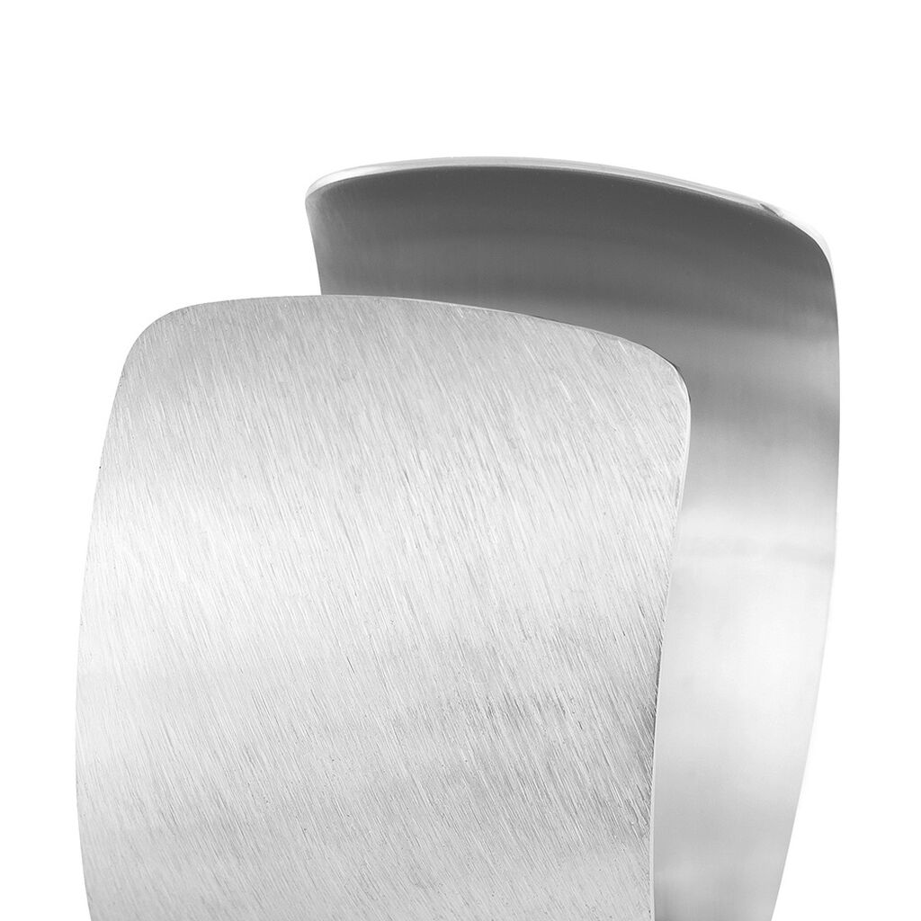 Bracelet Manchette Alexia Acier Blanc - Bracelets manchettes Femme | Histoire d&rsquo;Or