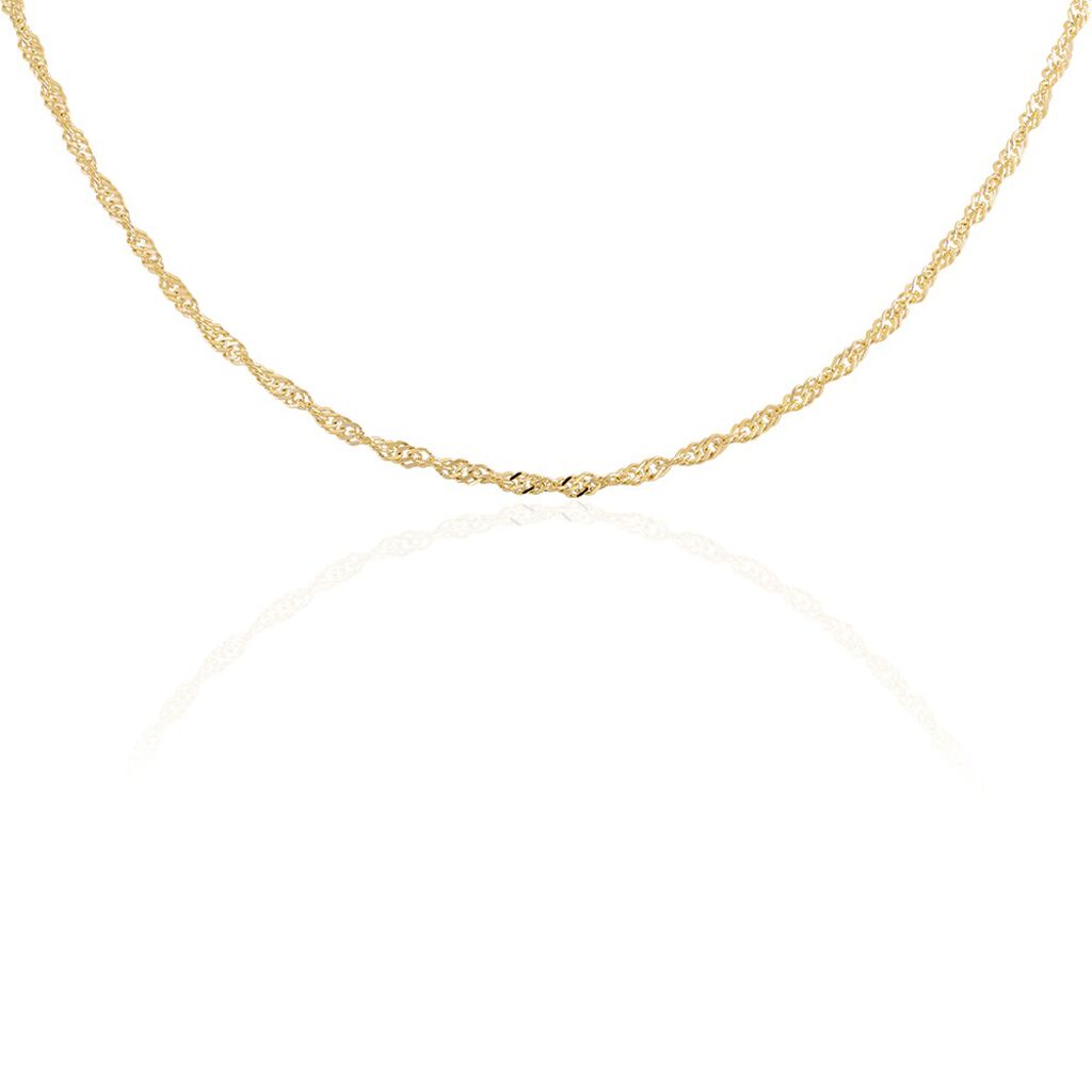 Collier Fern Plaqué Or