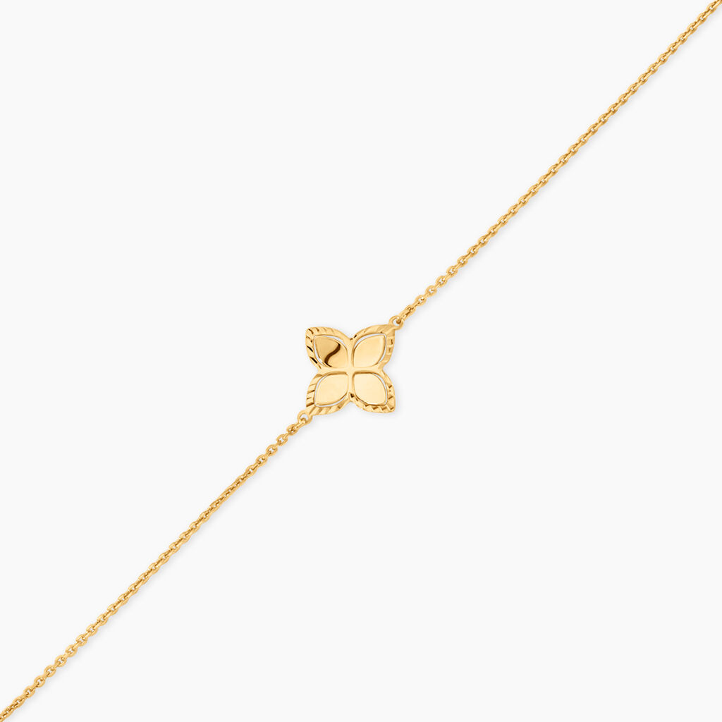 Bracelet Donia Argent Dor&eacute; A L'Or 750/1000 - Bijoux sans pierre Femme | Histoire d&rsquo;Or