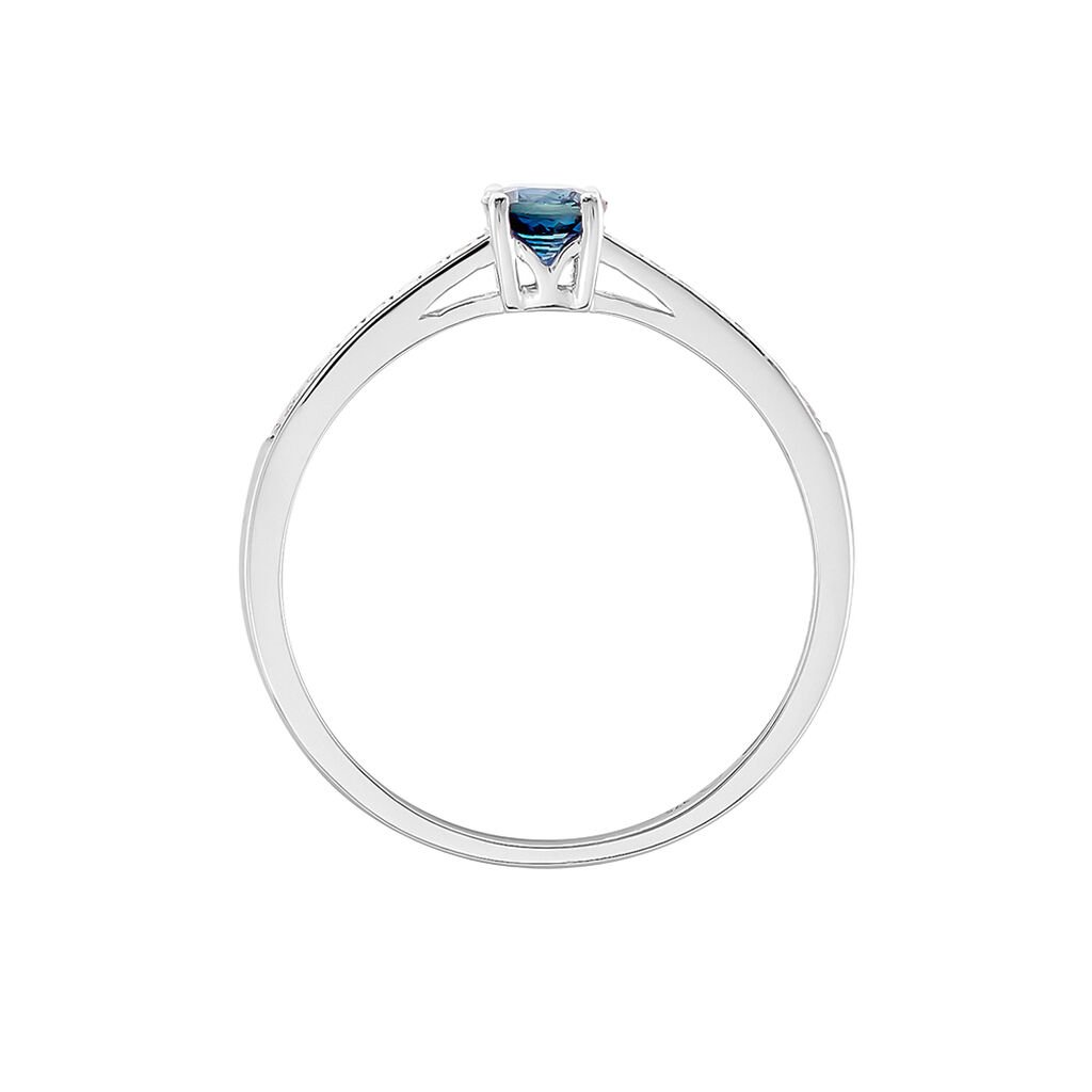 Bague Hardy Or Blanc Saphir Diamant - Bagues solitaires Femme | Histoire d&rsquo;Or