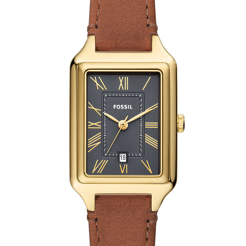 Montre Fossil Raquel Gris - Id&eacute;es cadeaux Femme | Histoire d&rsquo;Or