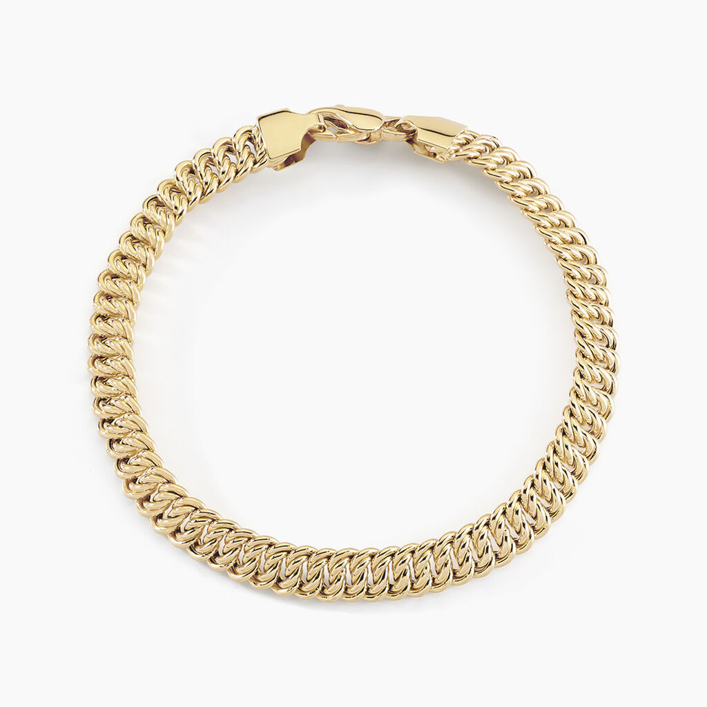 Bracelet Maille Or Jaune Jimmy - Bracelets chaîne Femme | Histoire d’Or