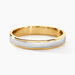 Alliance Effet Mat Or Bicolore - Alliances Unisex | Histoire d’Or