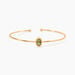 Bracelet Jonc Memory Plaqu&eacute; Or Jaune Aventurine - Bracelets joncs Femme | Histoire d&rsquo;Or