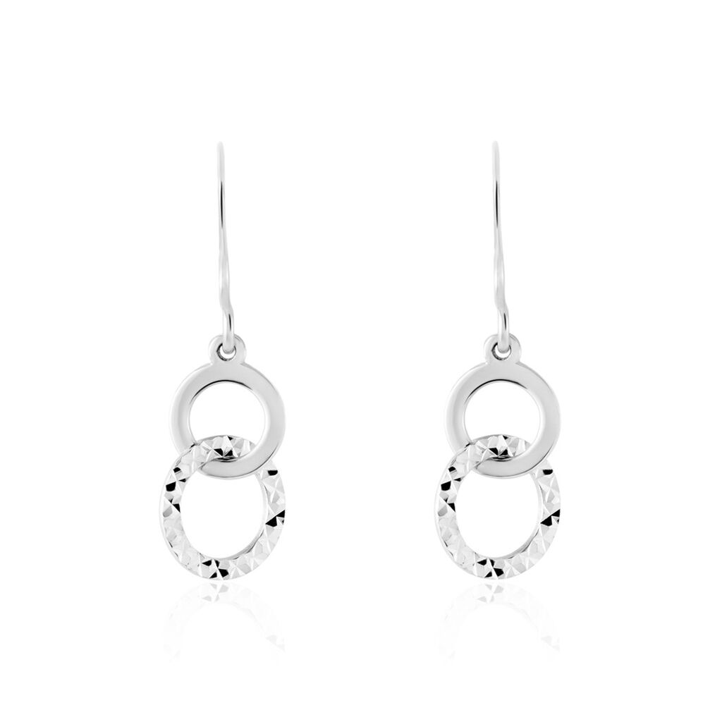 Boucles D'oreilles Pendantes Argent Blanc - Boucles d'oreilles fantaisie Femme | Histoire d’Or