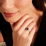 Bague Sphinx Argent Blanc Pierre Et Oxyde De Zirconium - Bagues solitaires Femme | Histoire d&rsquo;Or