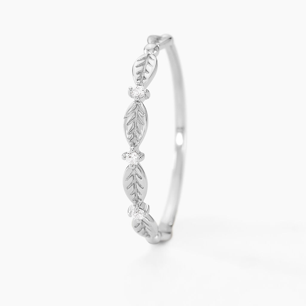 Bague Gypsiee Argent Blanc Oxyde De Zirconium - Bagues avec pierre Femme | Histoire d&rsquo;Or